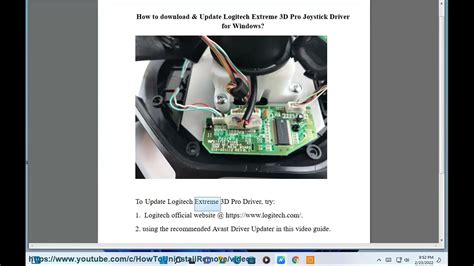 logitech extreme 3d pro driver windows 11.